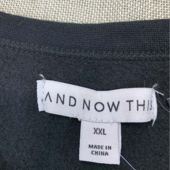 And Now This Men's Solid Fleece Sweatshirt XXL - Picture 3 of 9